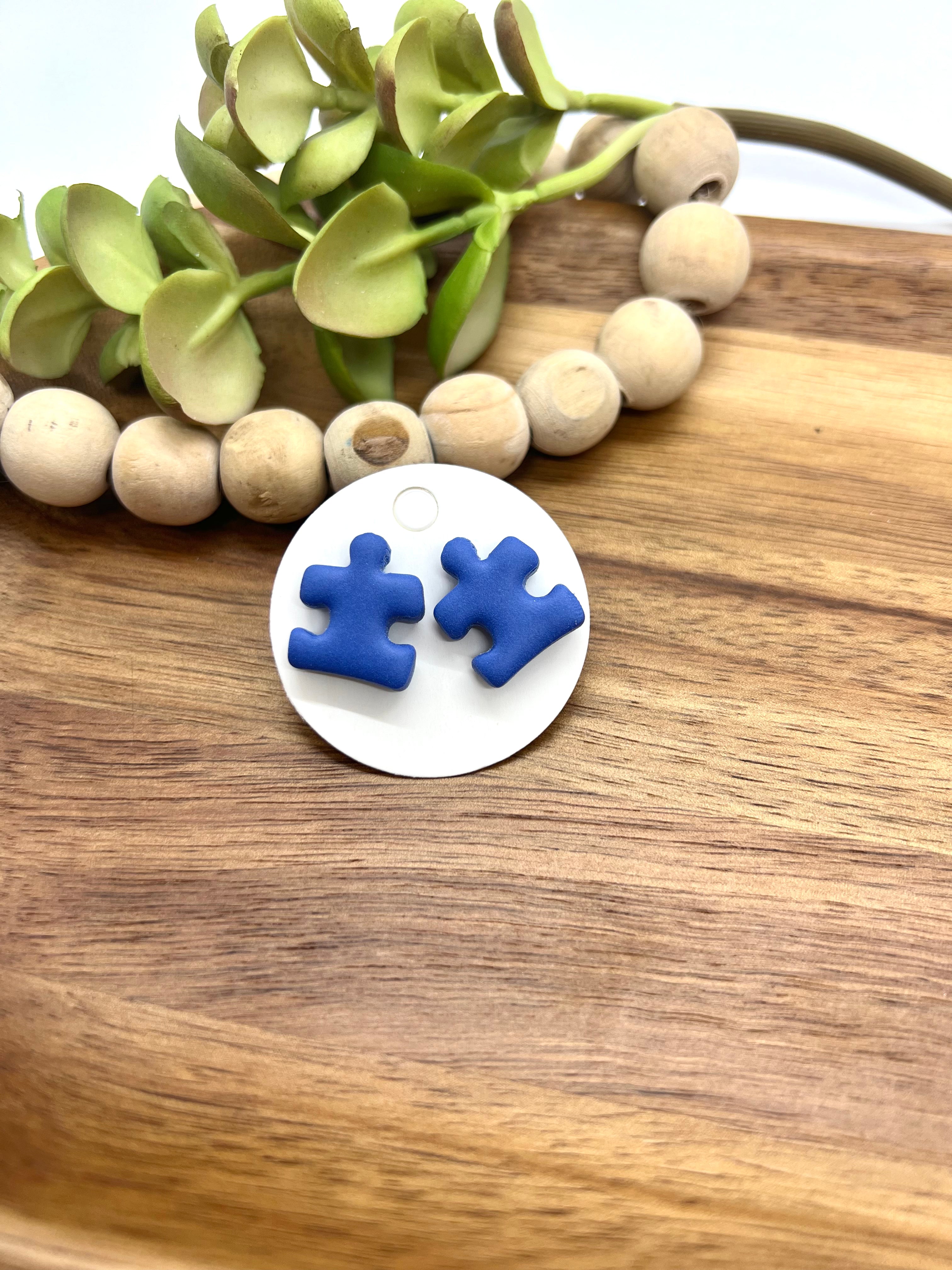 Puzzle stud - autism awareness