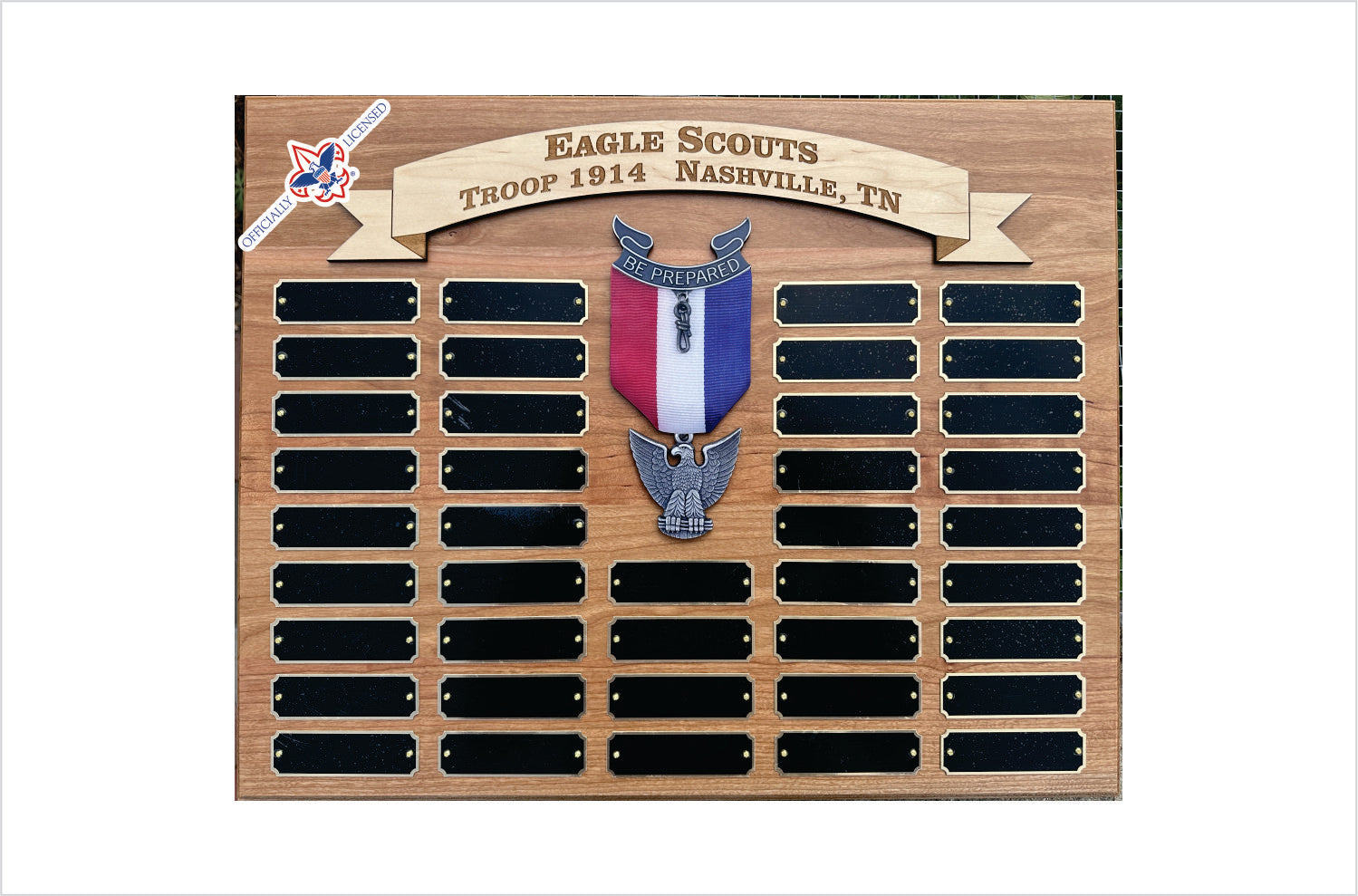 Eagle Scout Perpetual Plaque