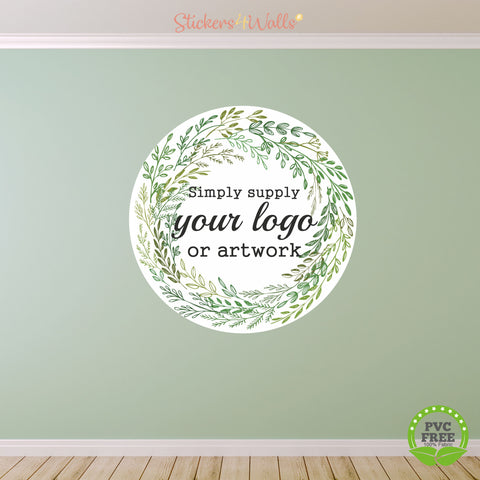print your own logo wall sticker