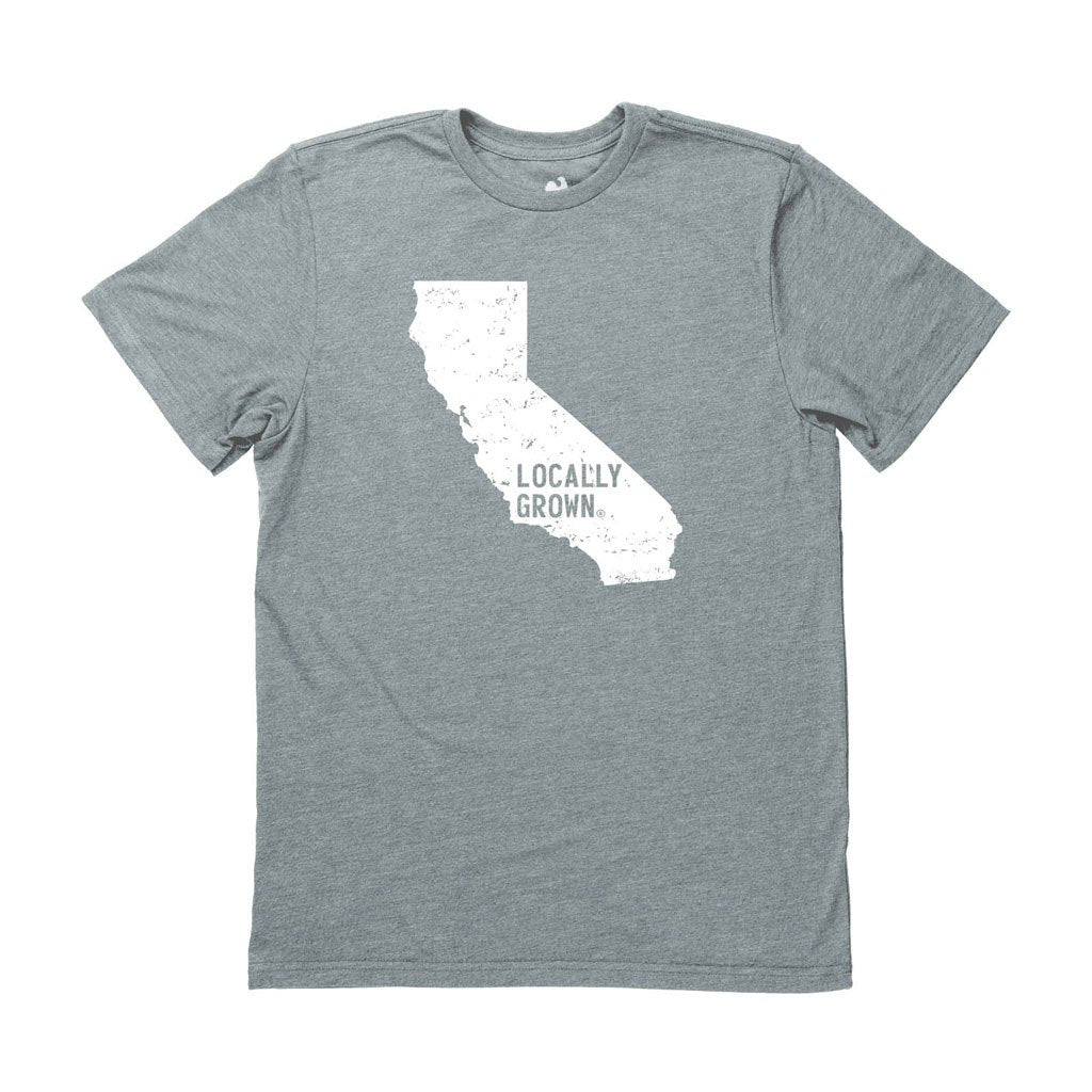 Men's California Solid State Tee - Locally Grown Clothing Co.