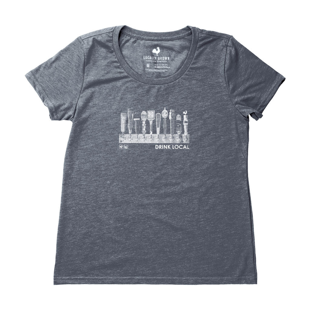 Women's Drink Local-Taps Tee - Locally Grown Clothing Co.