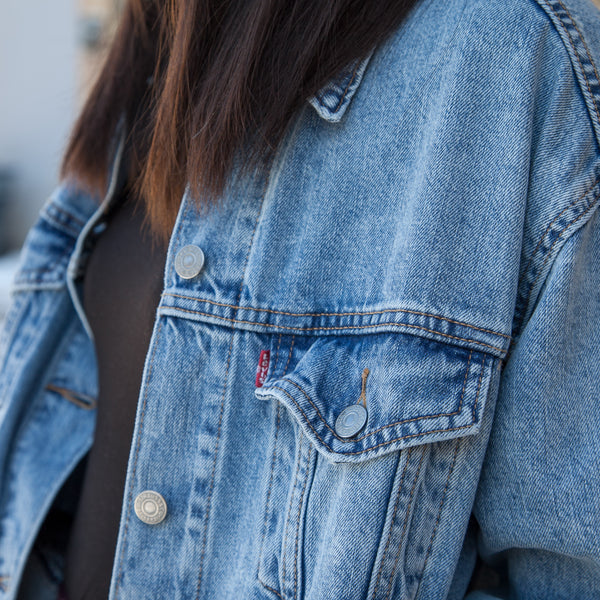 baggy trucker jacket levis