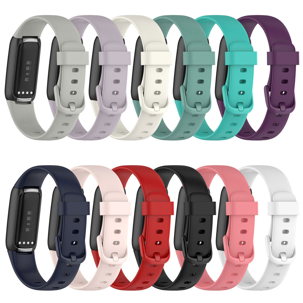 Suitable for Fitbit Luxe Smart Watch Strap Silicone Strap Heart Rate Sports Wristband Watch Band