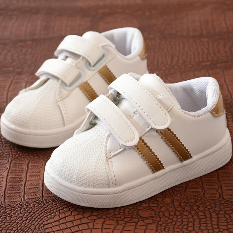 Children Shoes Girls Boys Sneakers Shoes Antislip Soft Bottom Comfortable Kids Sneaker Toddler Casual Flat Sports white Shoes