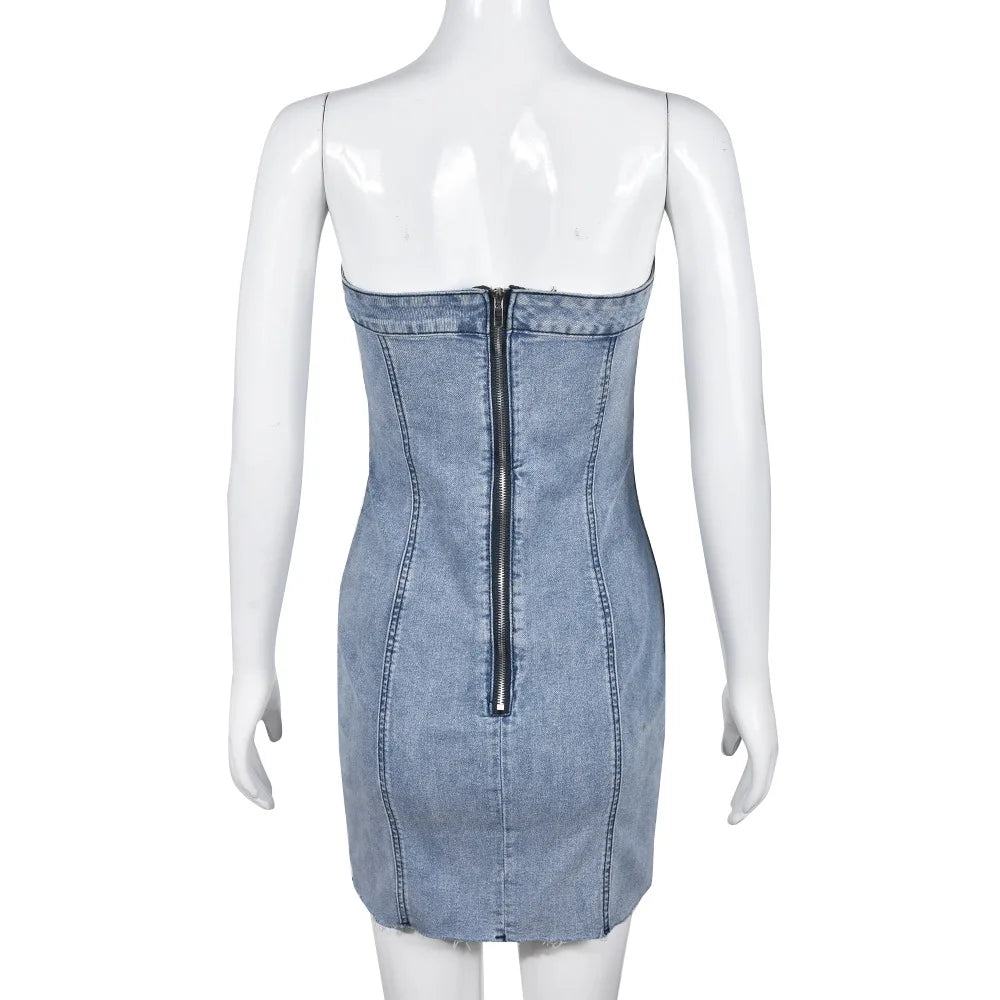 Stylish Backless Strapless Dresses for Women, Perfect for Summer - Image 6
