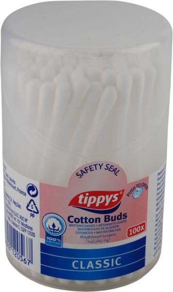Tippys Classic Cotton Buds White | 100 Pieces, Buy Online | Best Price ...