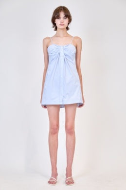 Kendall Twisted Button Front Dress