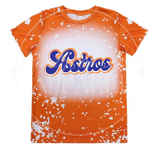 Astros Home Plate Bleached Shirt – Mayan Sub Shop