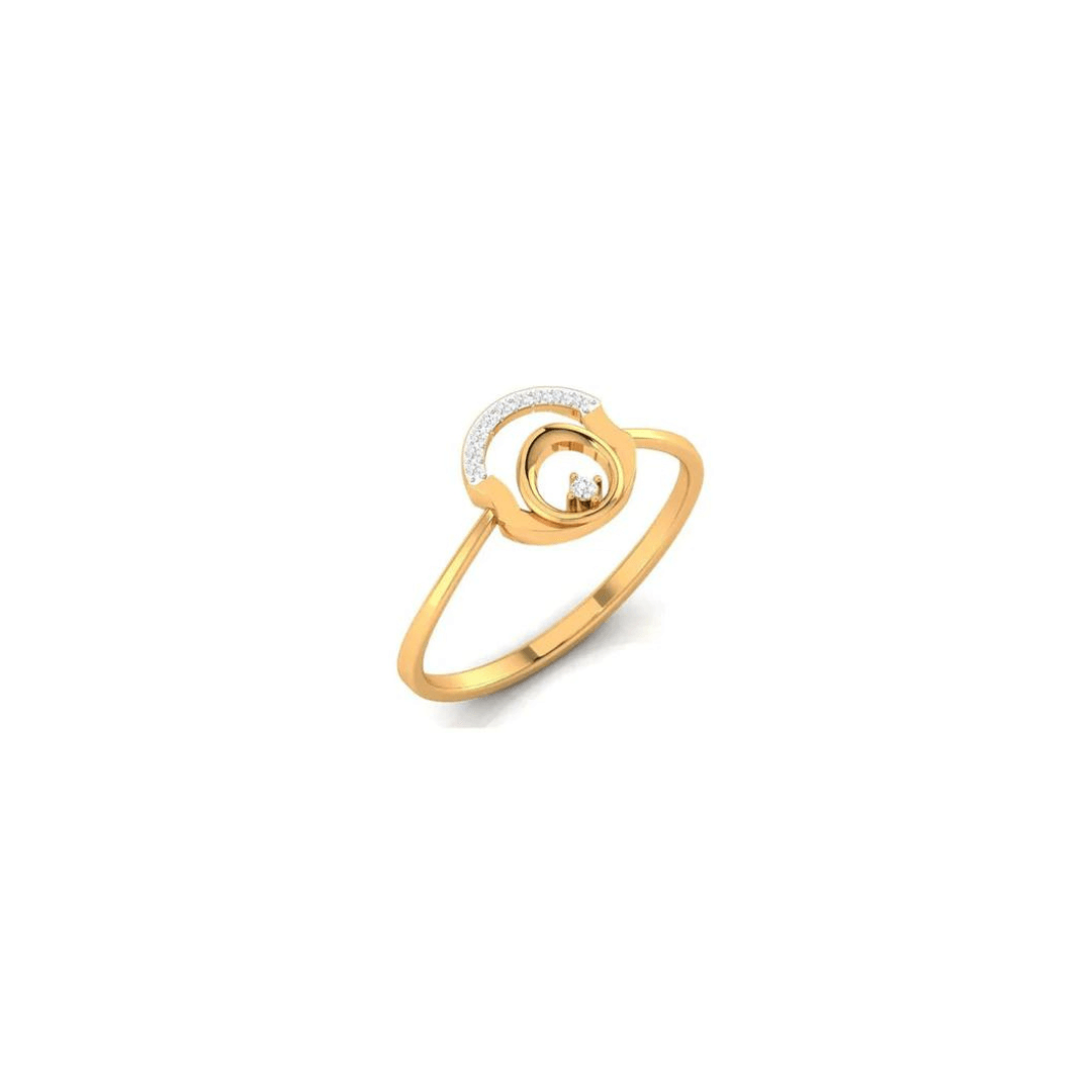 Fashion Rose Gold Plated Ring Filigree Design Ring Jewellery - Gem O Sparkle