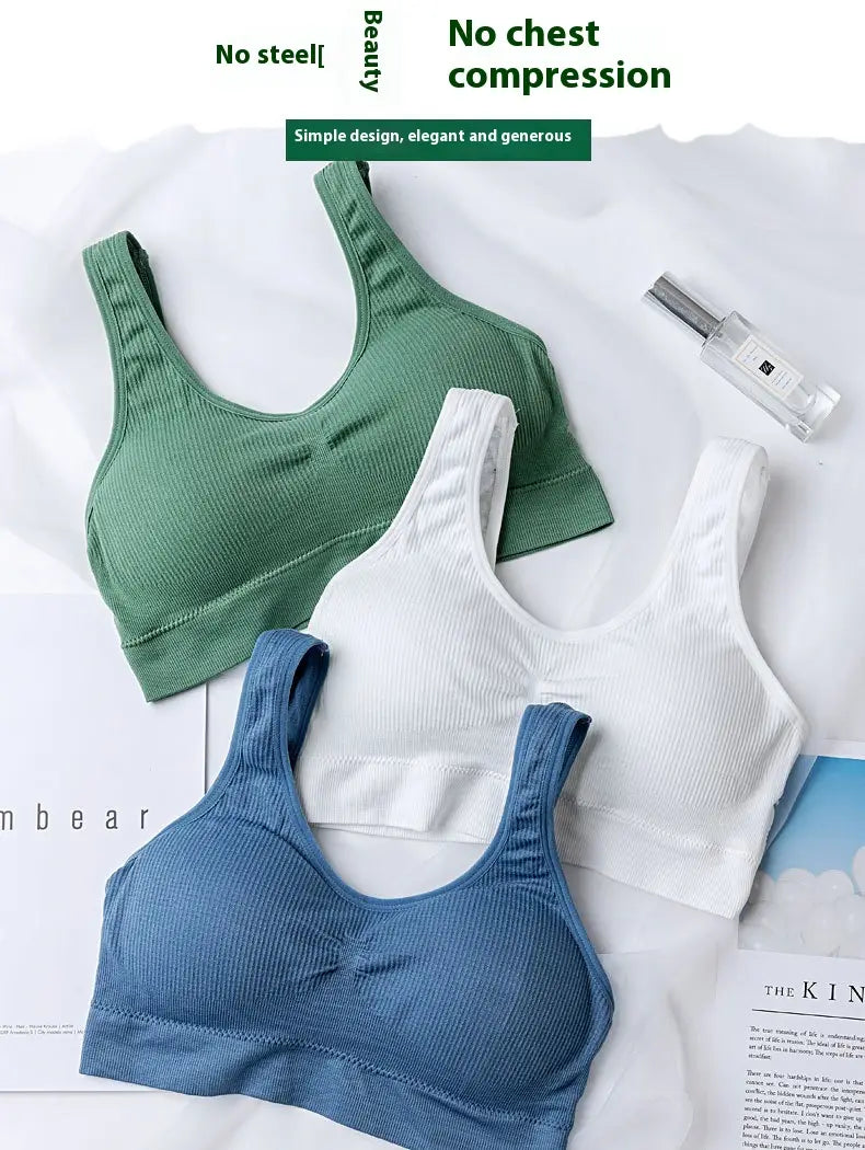 Seamless Push-up Bra Comfortable Bra Breathable and Skin-friendly Elastic Bra