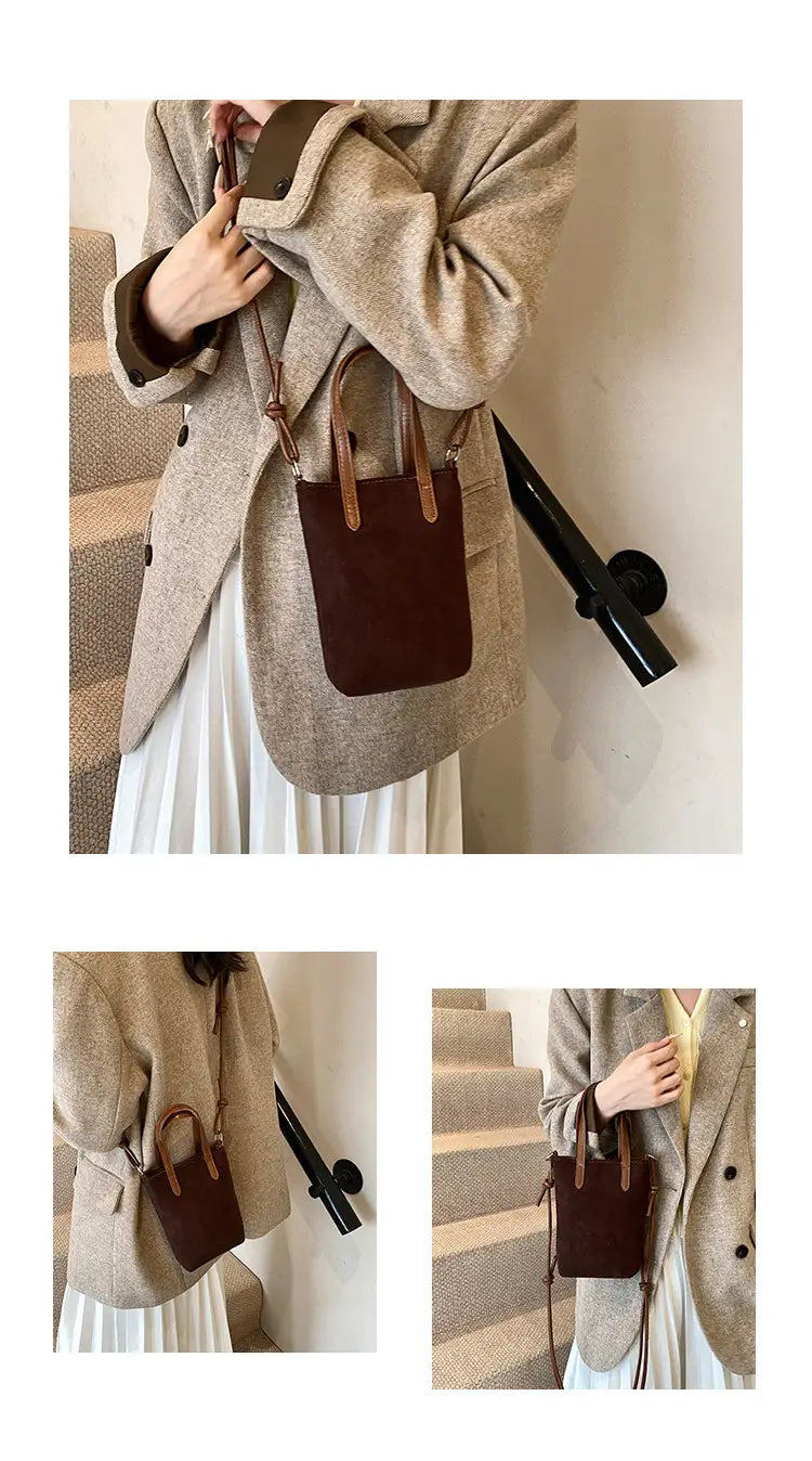 Women’s Crossbody Bag Retro Leopard Print Shoulder Bag