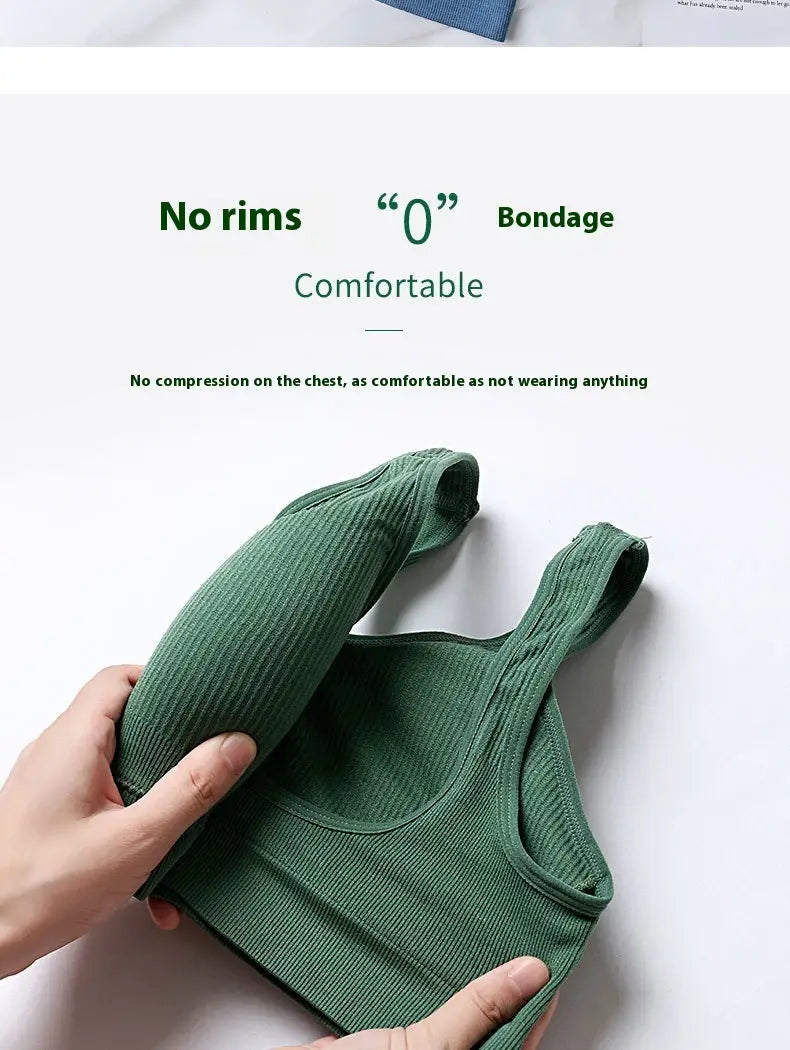 Seamless Push-up Bra Comfortable Bra Breathable and Skin-friendly Elastic Bra