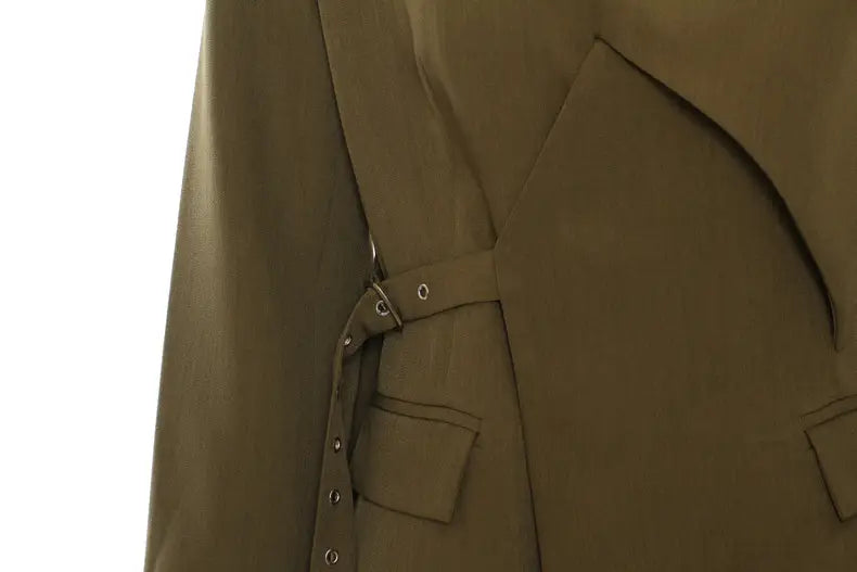 Heavy Corns Waist-tight Suit Jacket