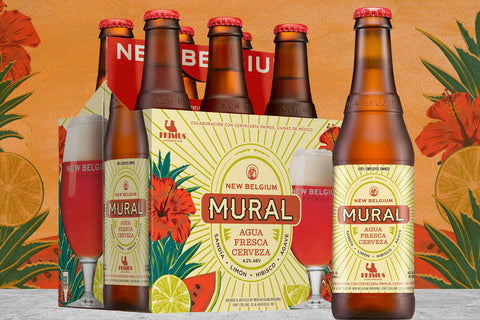 New Belgium Mural Agua Fresca Cerveza