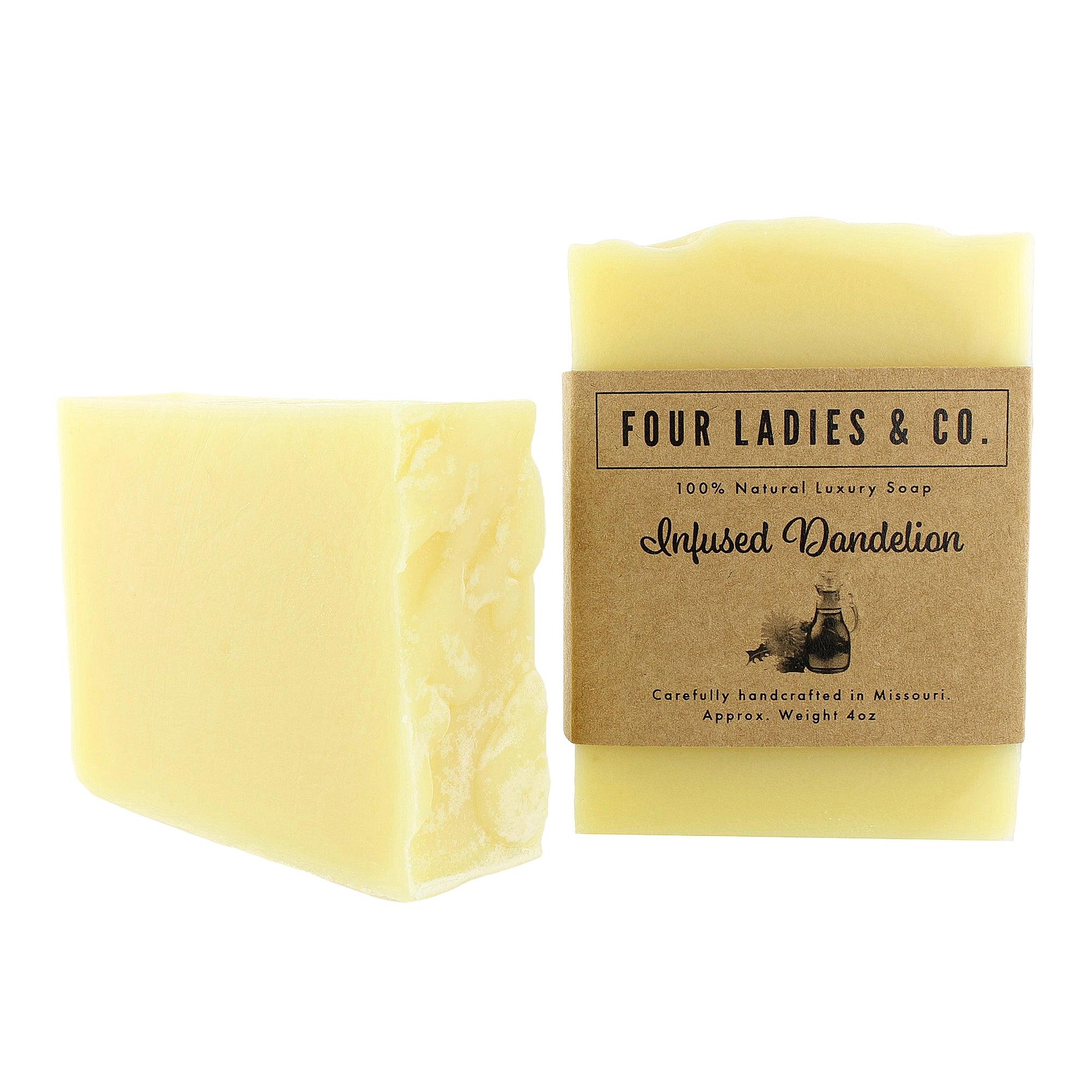 Infused Dandelion Bar Soap | Made with Aloe Vera