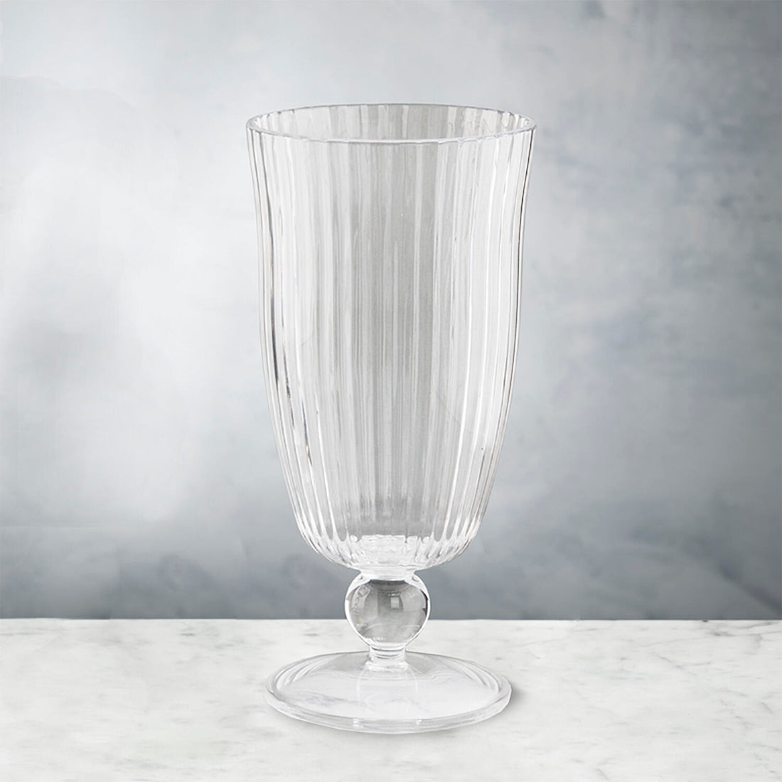 Ribbed Short Drinking Glasses (Set of 4)