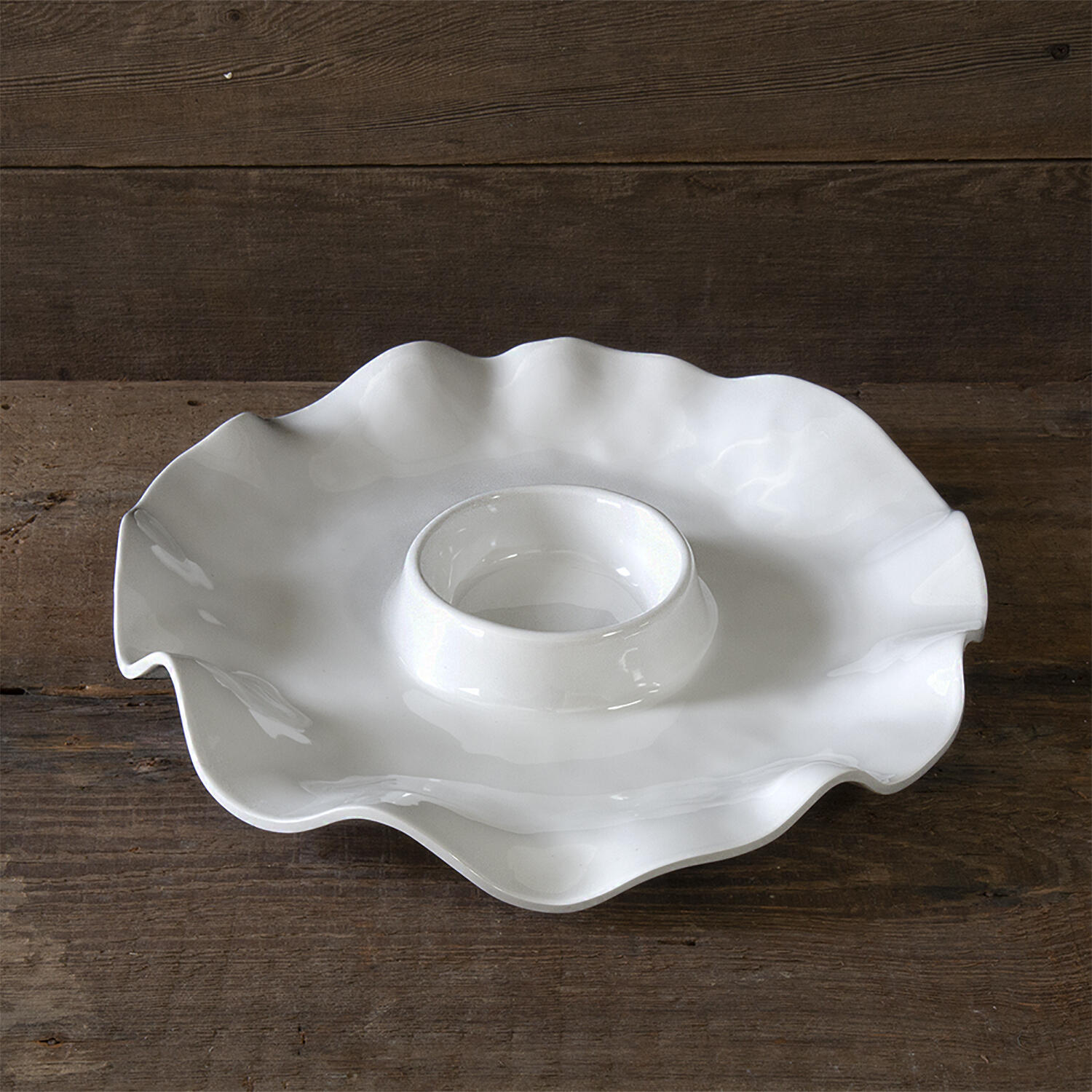 VIDA Nube Bowl with Dip (White) – Beatriz Ball