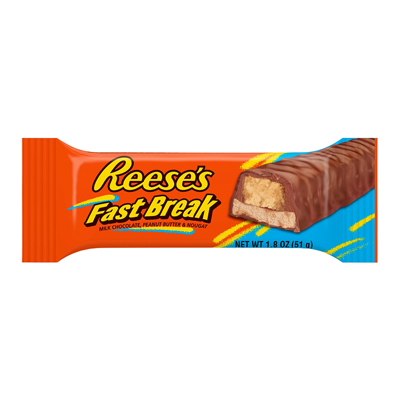 Break me fast. Reeses батончик. Reeses топпинг. Reeses fast Break. Шоколадный батончик reses fast Break Peanut Butter&Nougat 51g.