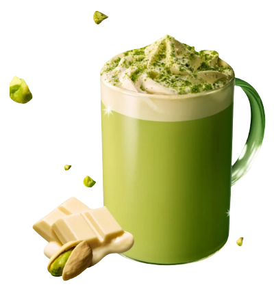 Starbucks Melty White Pistachio Mocha