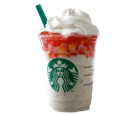 Starbucks Fruit-on-Top-Yogurt Frappuccino