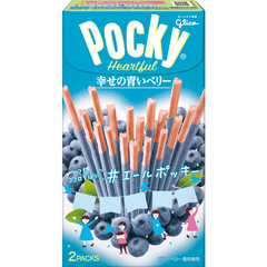 Pocky Heartful Blueberry