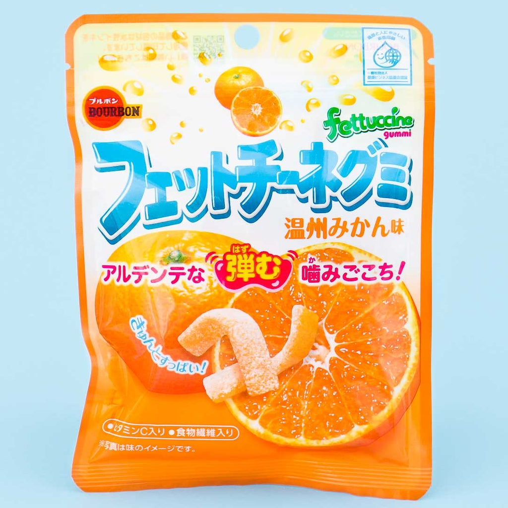 Bourbon Fettuccine Gummy Mikan Orange Japan Candy Store