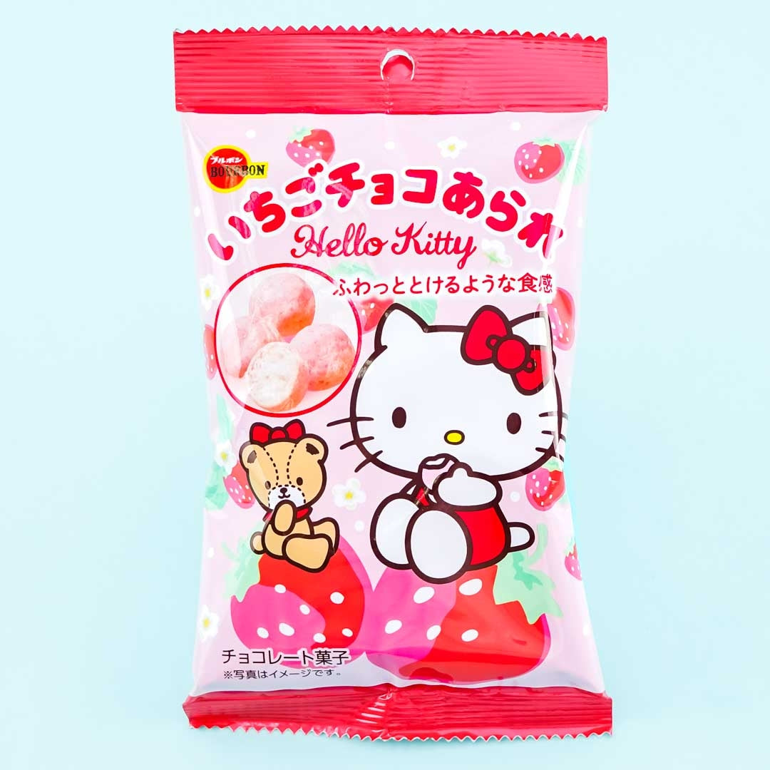Hello Kitty Strawberry Chocolate Arare Crackers – Japan Candy Store