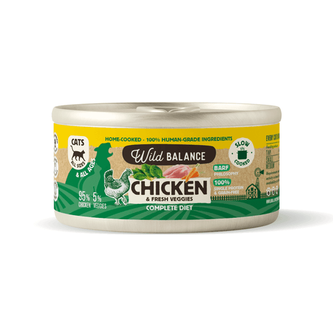 Comida natural lata de pollo para gato Wild Balance