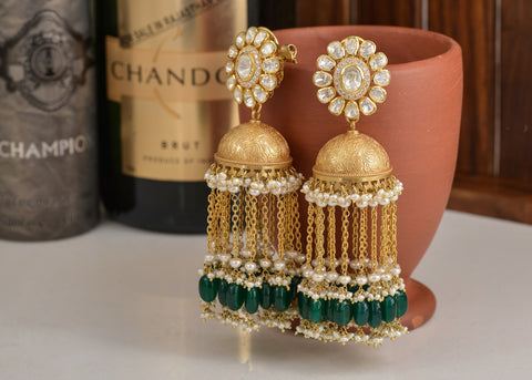 925 Sterling silver Jhumka 