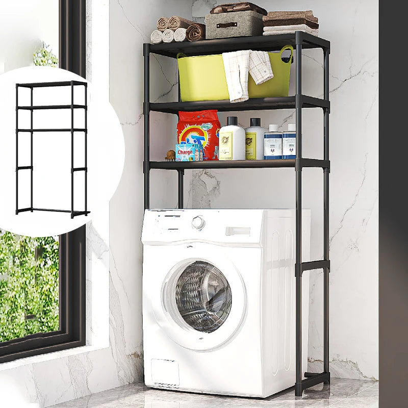 Washing Machine Storage Rack Perforation Free Simple Floor Storage Was Home Top