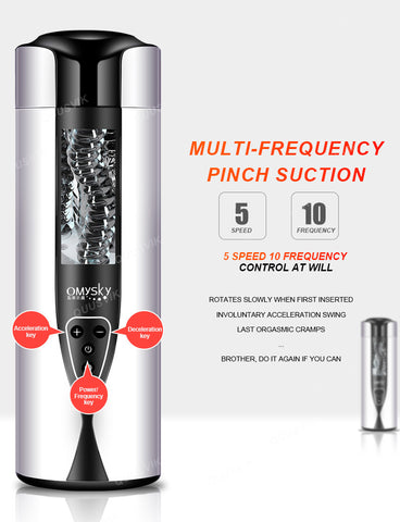 Quusvik 10 Frequency 5 Speed Moaning Masturbator with Suction Cup for men4