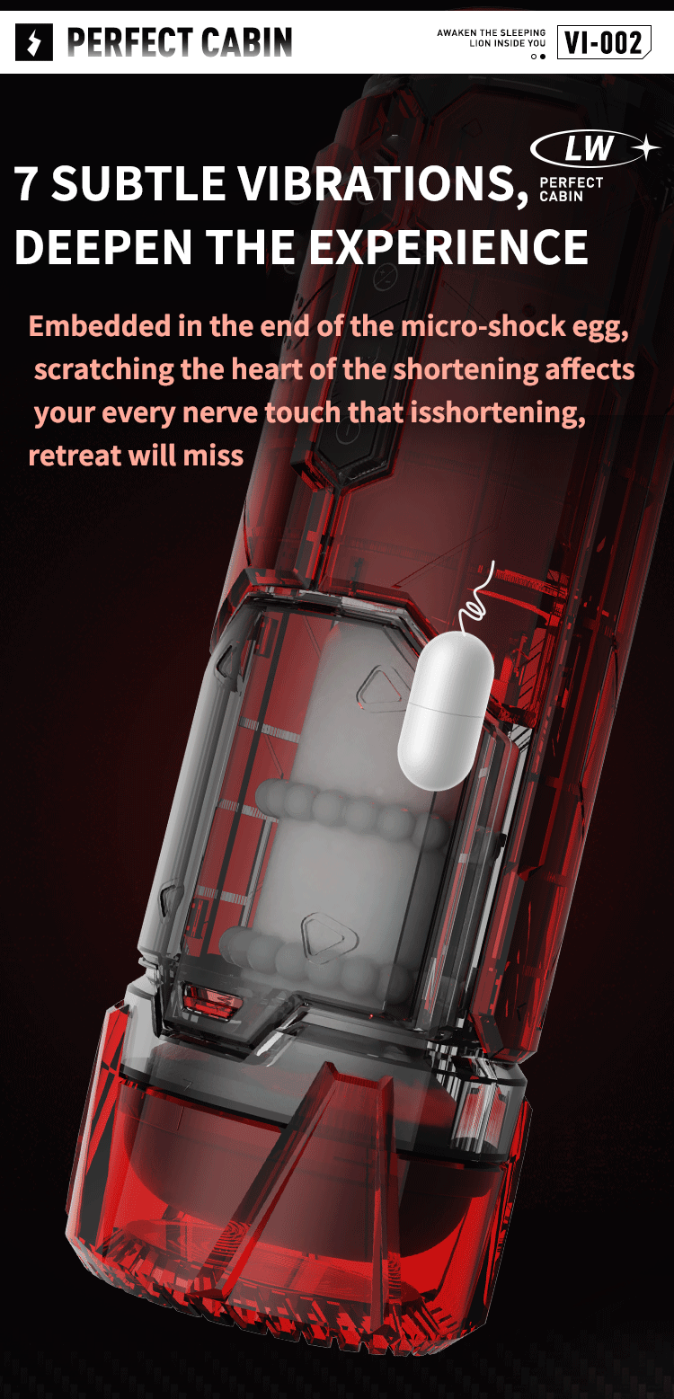 Quusvik Automatic Vibrator Male Masturbator with Vacuum Expansion and Vibration for Penis Training and G-spot Stimulation, Realistic Vagina, Easy to Clean18