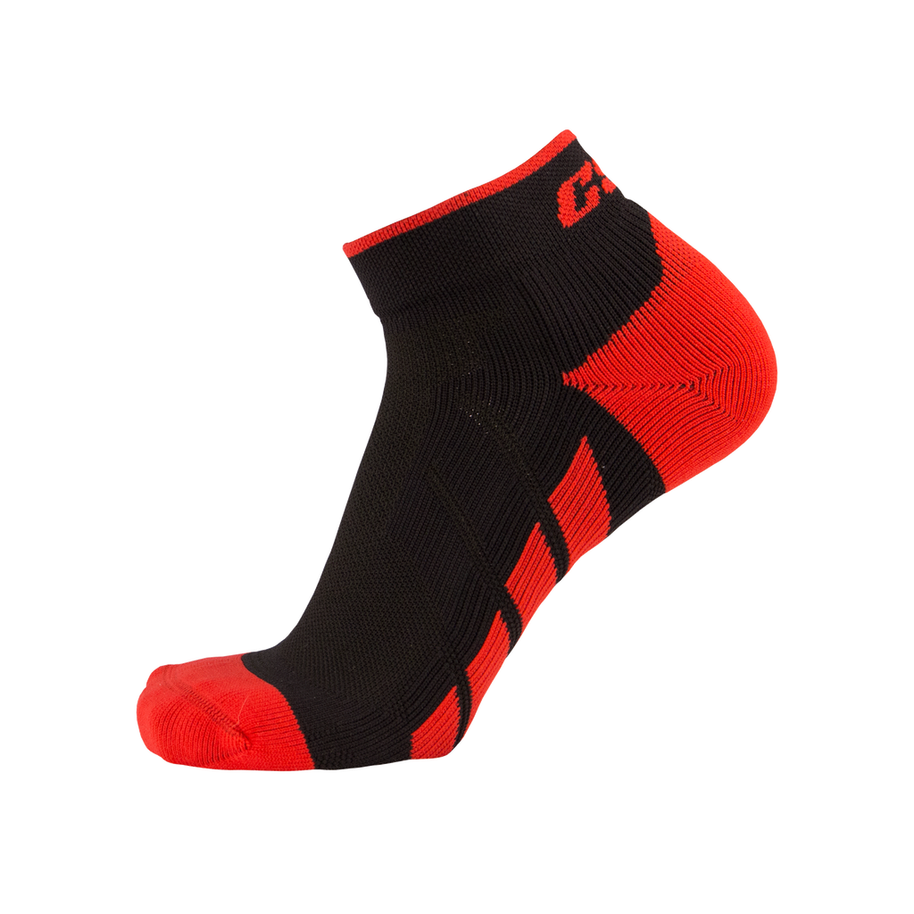 CSX X110 High Cut Ankle Sock PRO Red on Black – Champion CSX