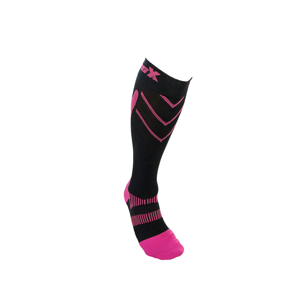 CSX Compression Socks Pink on Black, 15-20 mmHg – Champion CSX