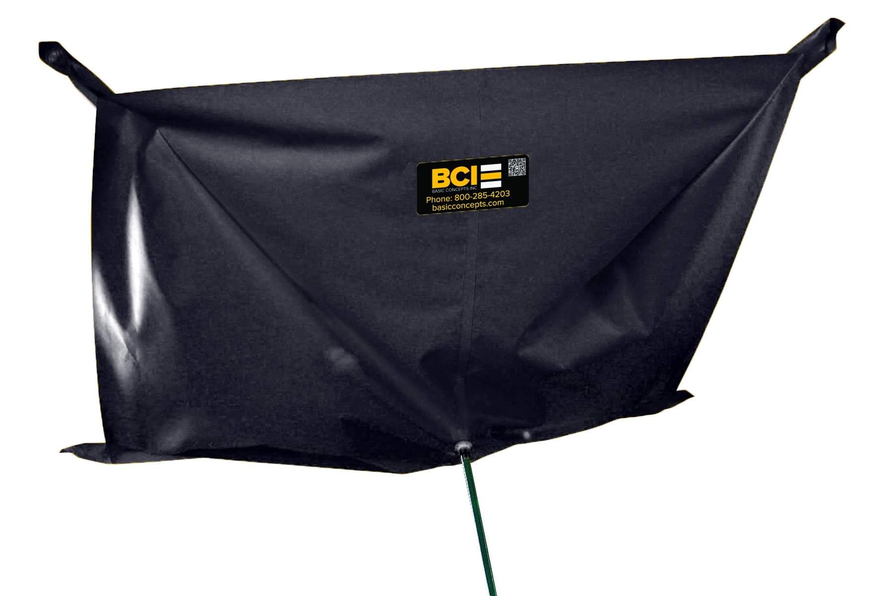 5' x 5' Ceiling Leak Diverter - Black