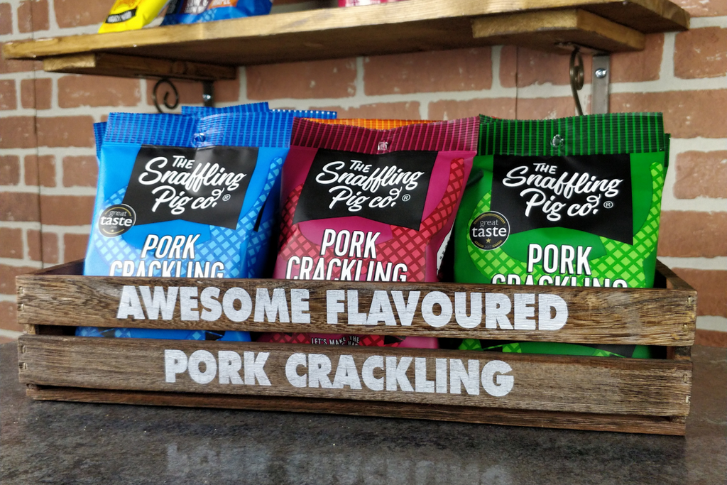 Awesome flavoured pork crackling