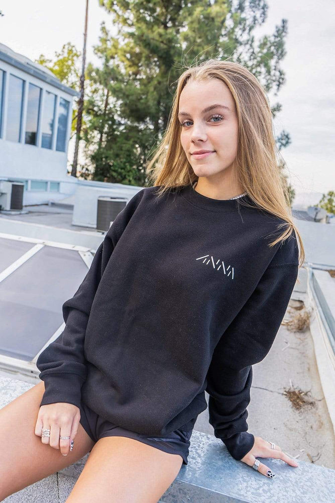 anna shumate black crewneck fanjoy