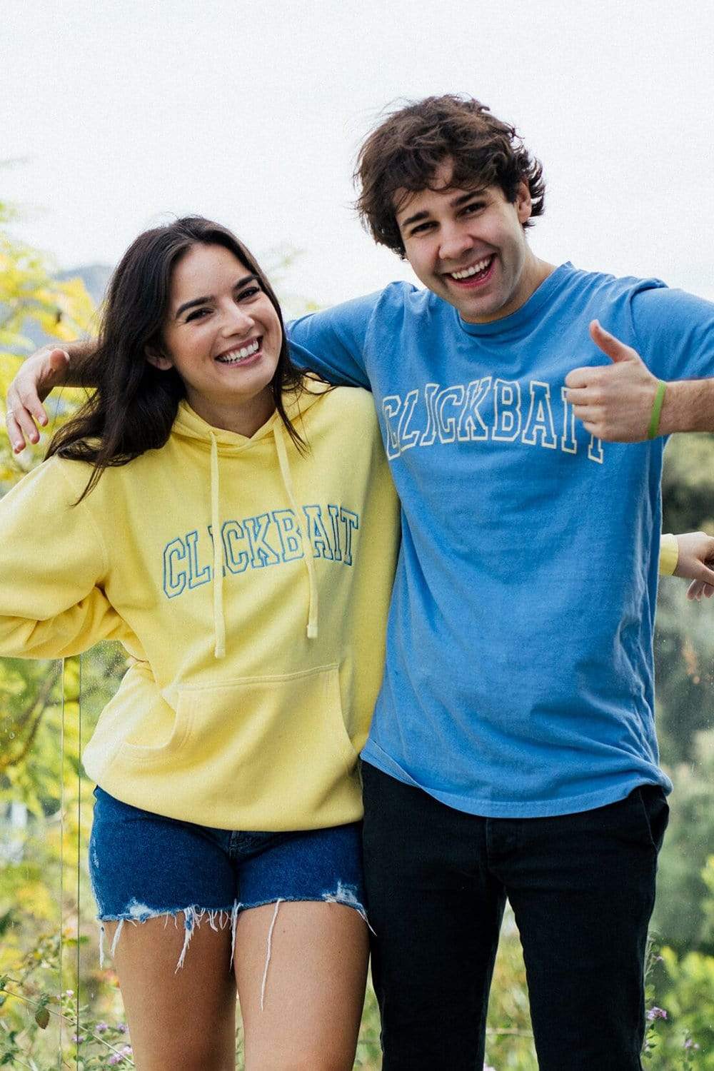 David Dobrik Yellow Sunrise Clickbait Hoodie Fanjoy