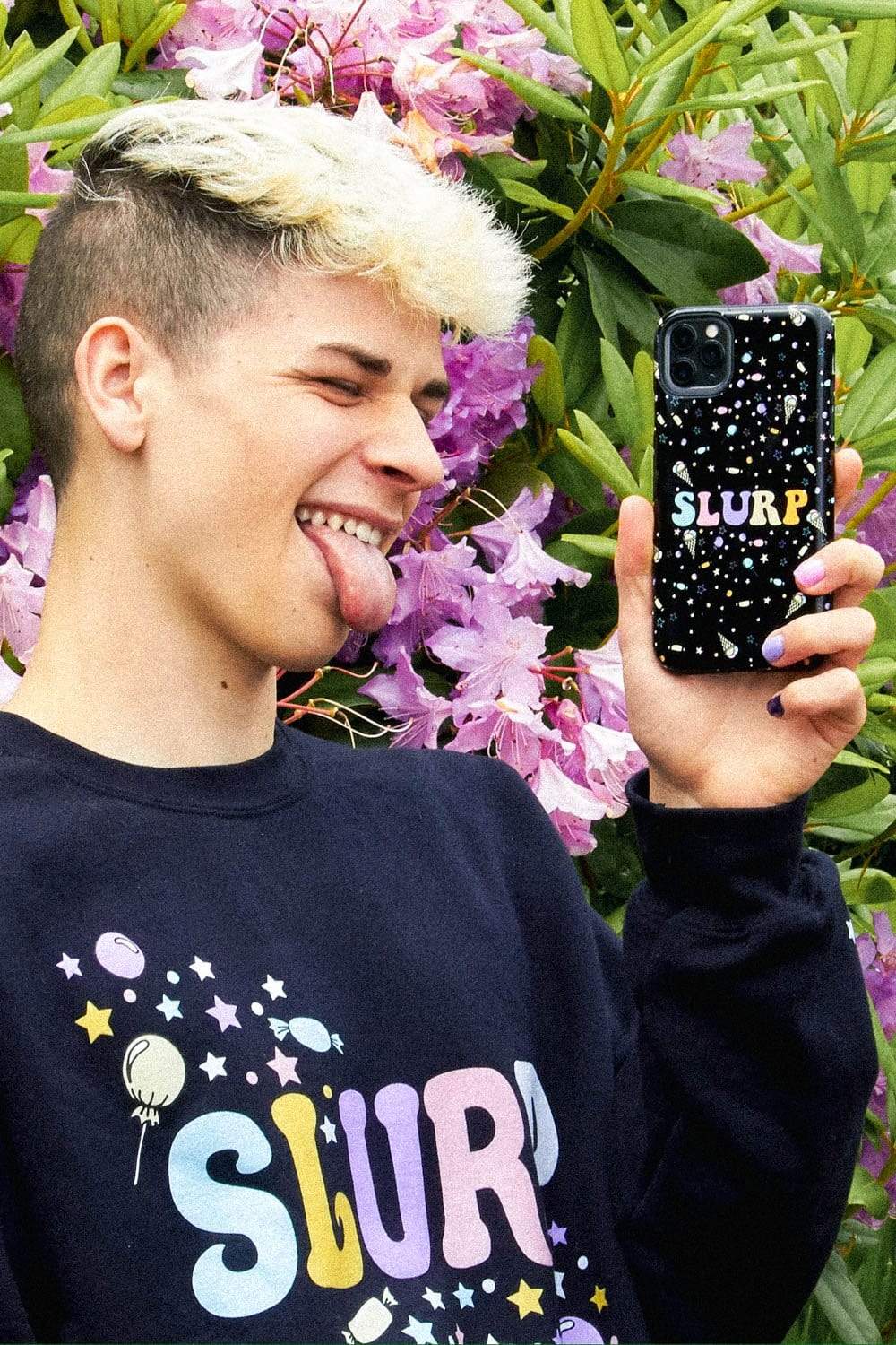 Derkslurp 'SLURP' Black Phone Case – Fanjoy