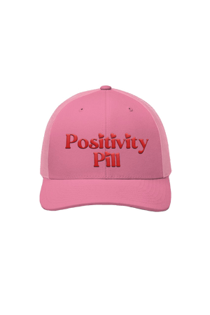Nicole Laeno Positivity Pill Pink Trucker Hat Fanjoy