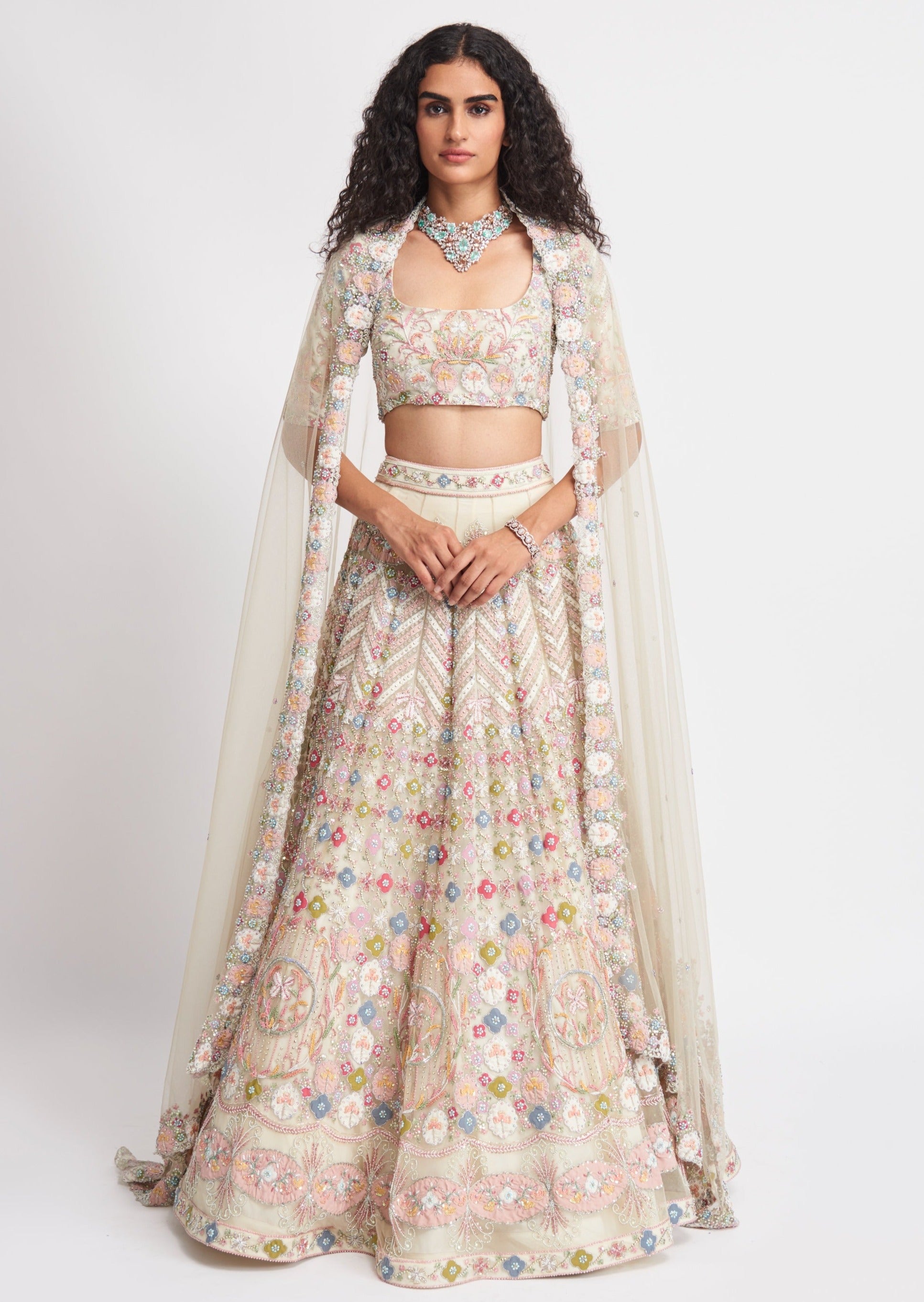 Lehenga Choli With Jacket and Accessories Matched - Etsy