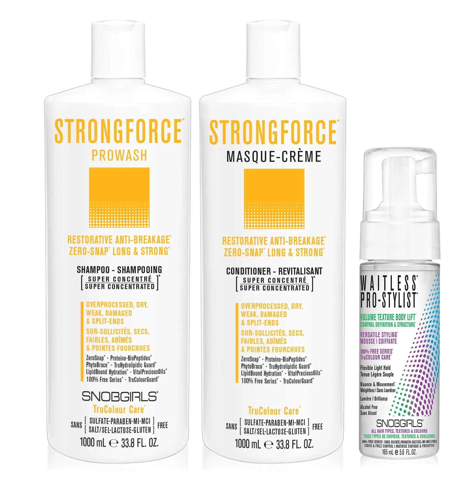 Duo Strongforce Bundle 1 Shampoo 33 8oz With 1 Conditioner 33 8oz And 1 Styling Mousse Snobgirls Com