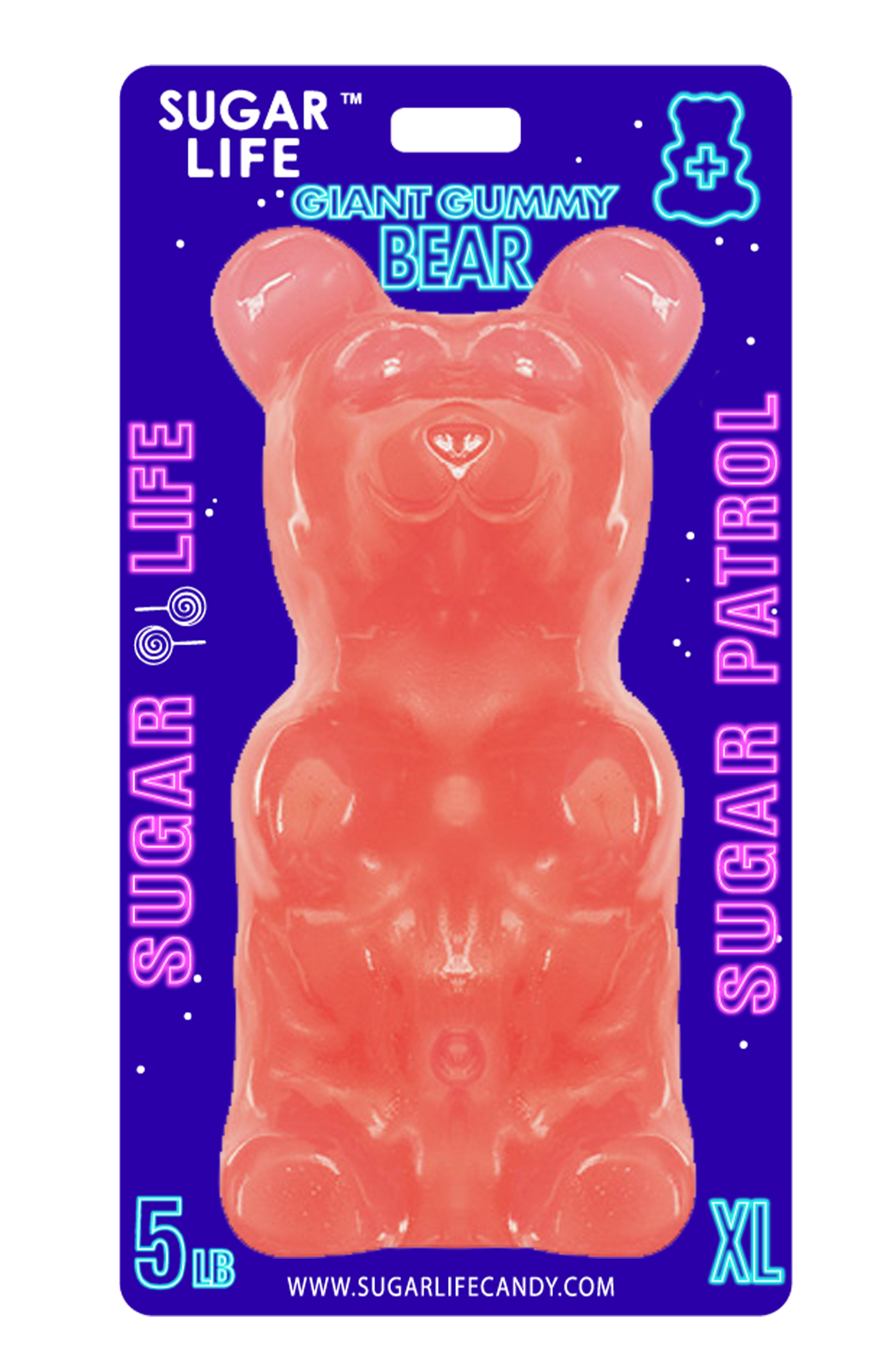 The Original Giant Gummy Bear Candy - Blue Raspberry