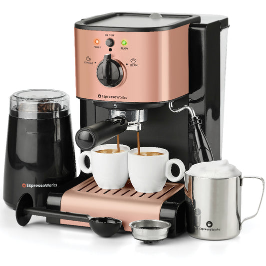 7-Piece EspressoWorks All-In-One Set - White