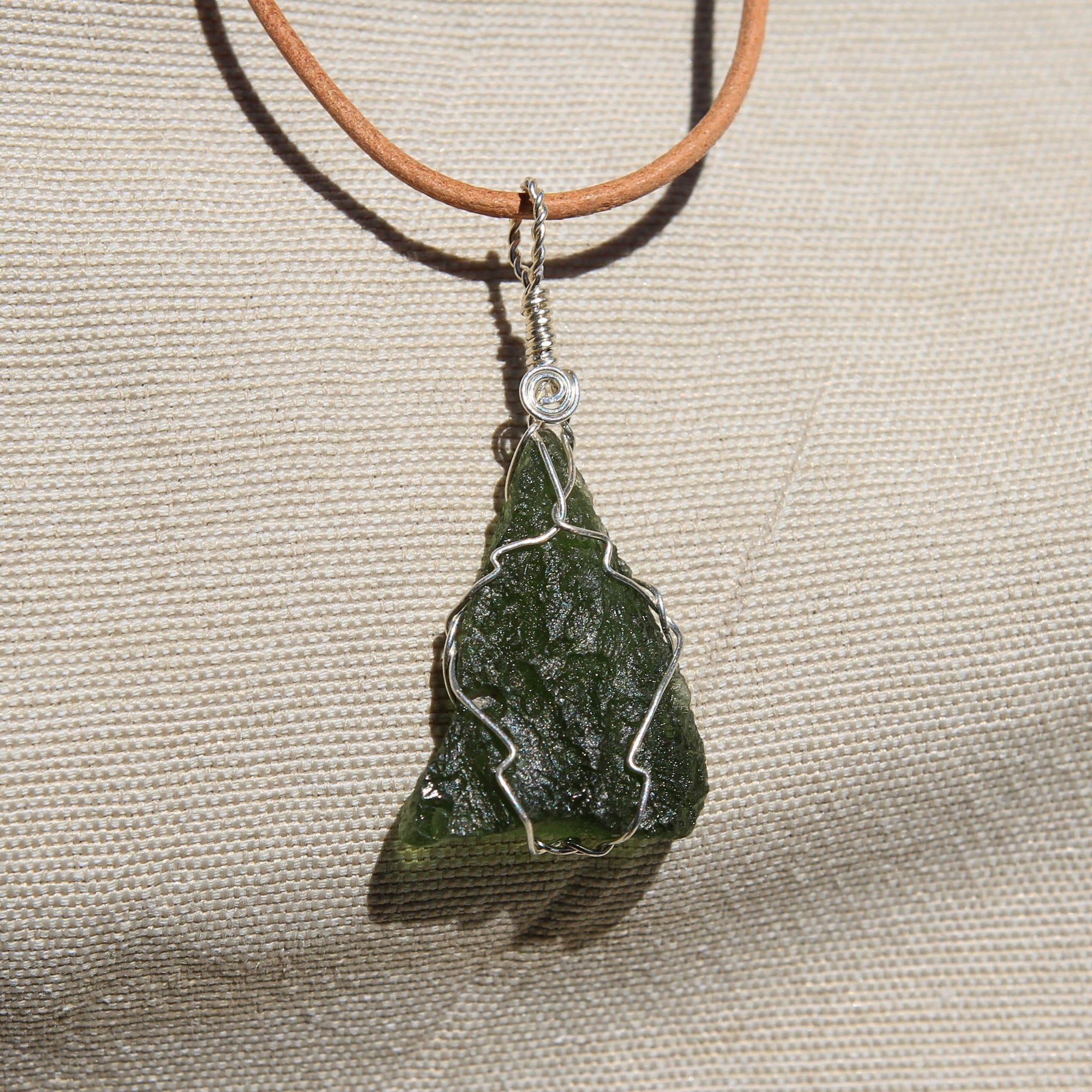 wrapped moldavite