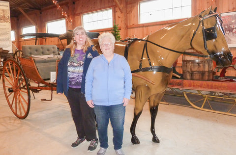 June and Eleda at Skyline Farm Museum