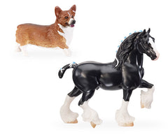 Breyer Classic Shire and Corgi set disco'd for 2018