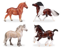 Breyer British Ponies and Draughts 4-Piece Set disco'd for 2018