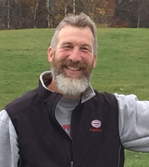 Andy the Dayton Destroyer gets ready to chuck a pumpkin at Skyline Farm Museum