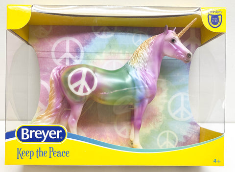 Breyer Keep The Peace Tie-Dye Unicorn for Easter at Triple Mountain